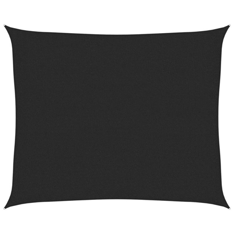 vidaXL Tieniaca plachta 160 g/m² čierna 2,5x3 m HDPE