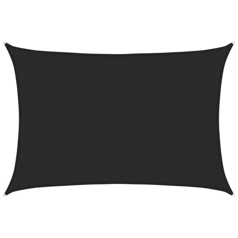 vidaXL Tieniaca plachta 160 g/m² čierna 3x4,5 m HDPE