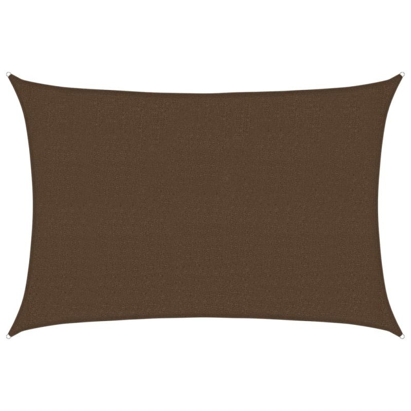 vidaXL Tieniaca plachta 160 g/m² hnedá 2,5x4 m HDPE