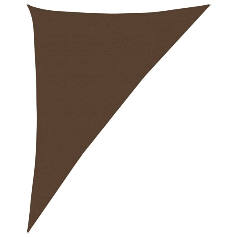 vidaXL Tieniaca plachta 160 g/m² hnedá 4x5x6,8 m HDPE