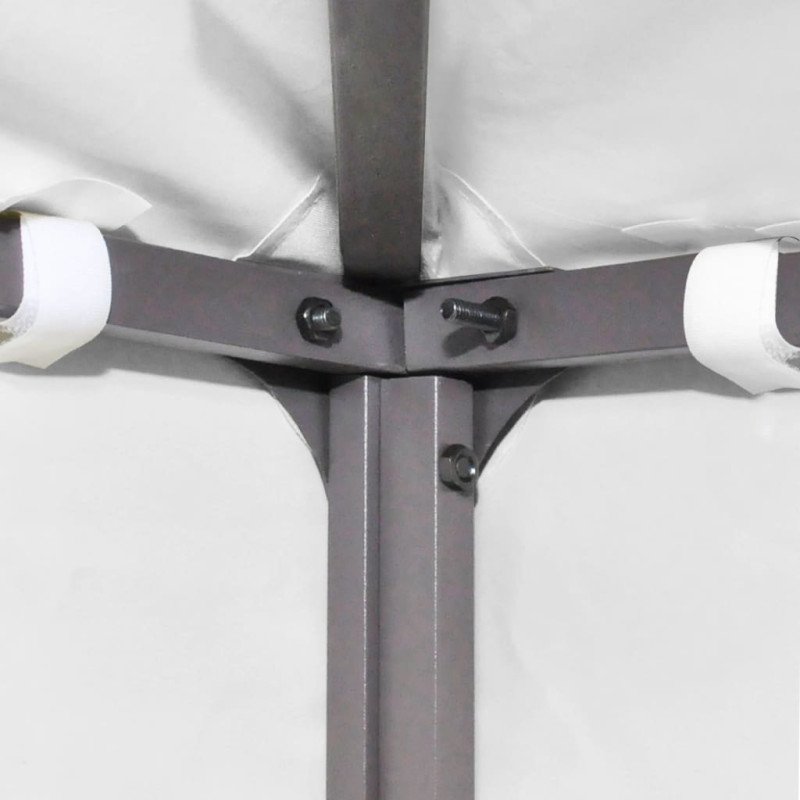 vidaXL Dvojitá strieška na altánok 310 g/m², 3x3 m, biela