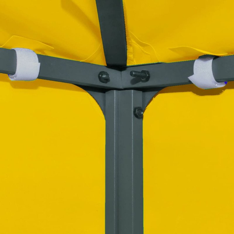 vidaXL Dvojitá strieška na altánok 310 g/m², 4x3 m, žltá