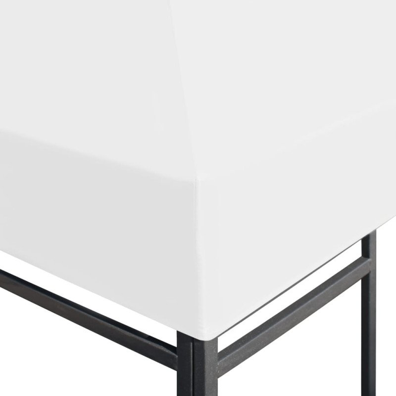 vidaXL Strieška na altánok 270 g/m², 4x3 m, biela