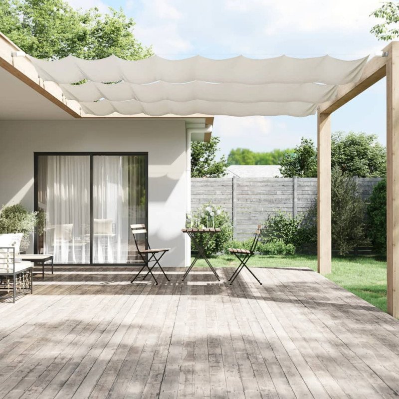 vidaXL Vertikálna markíza biela 60x1000 cm oxfordská látka