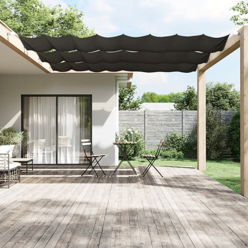 vidaXL Vertikálna markíza antracitová 100x360 cm oxfordská látka