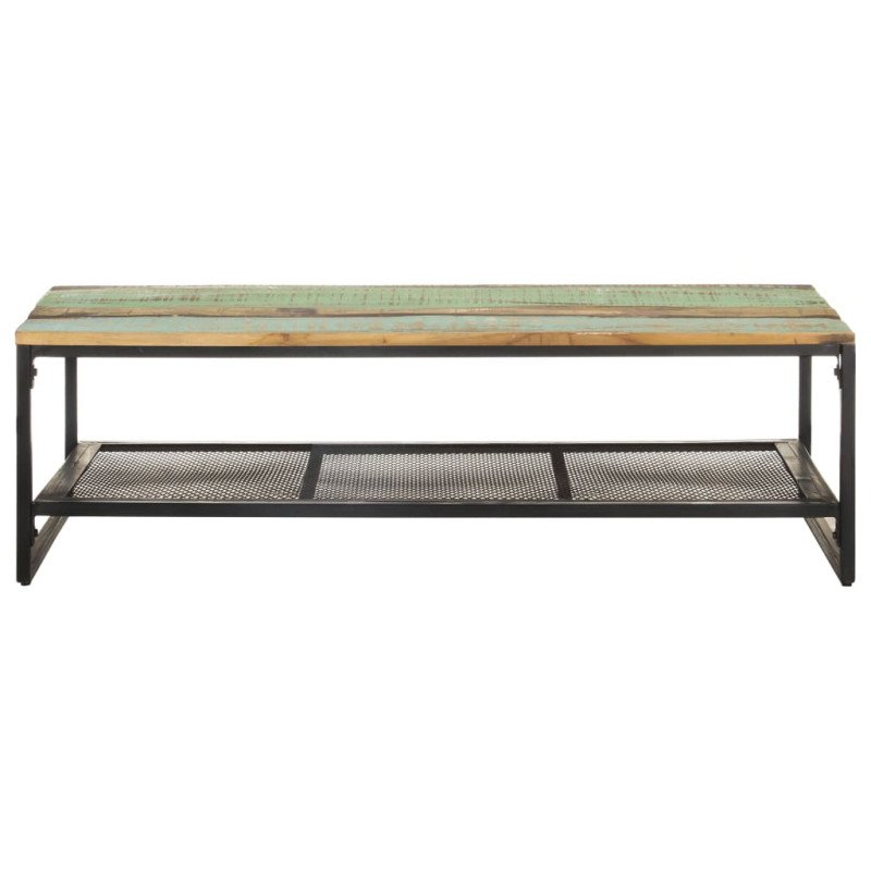vidaXL Konferenčný stolík 110x60x35 cm, recyklovaný masív
