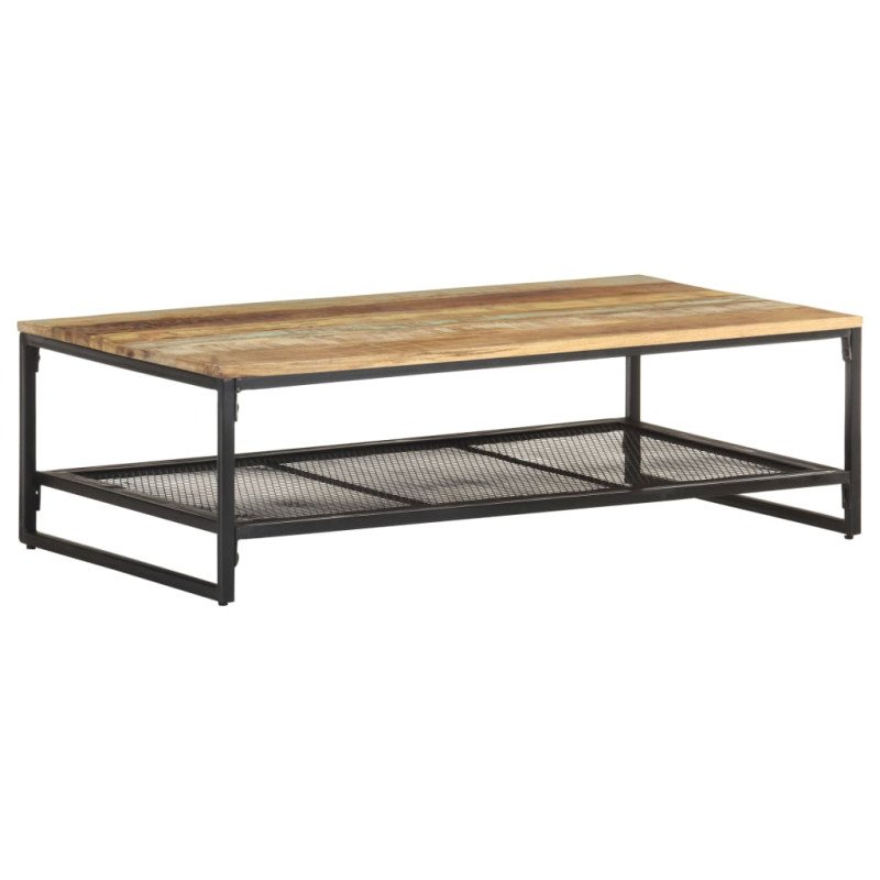 vidaXL Konferenčný stolík 110x60x35 cm, recyklovaný masív