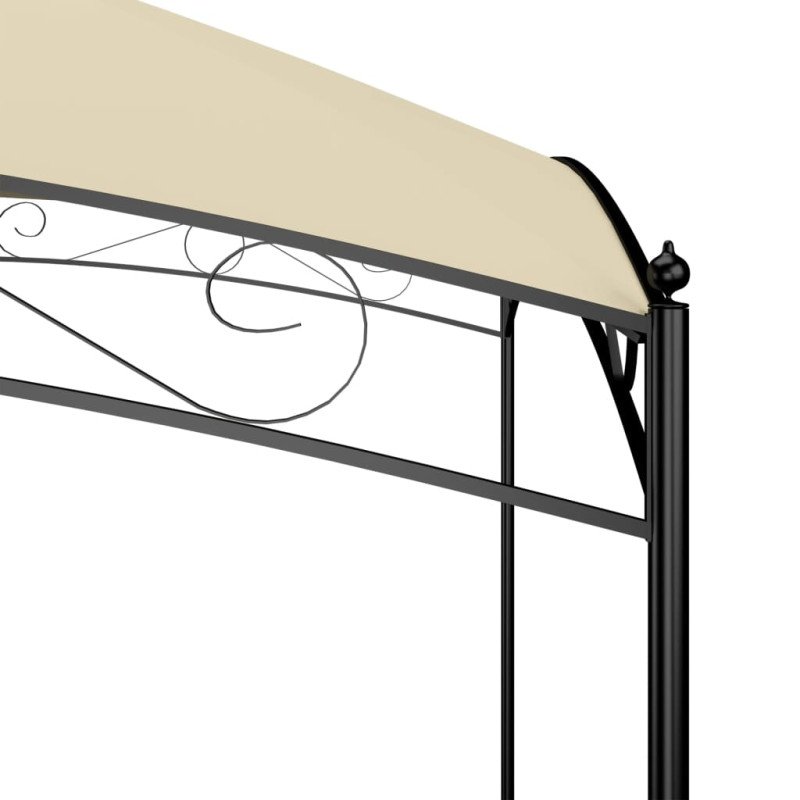 vidaXL Altánok 3x4x2,65 m krémový 180 g/m²