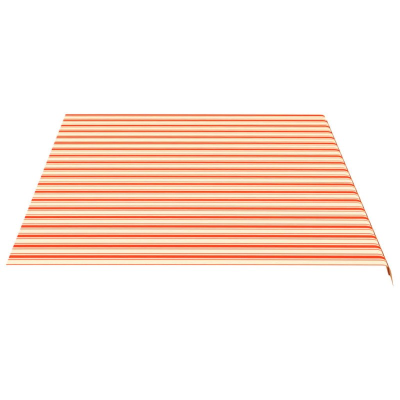vidaXL Náhradná látka na markízu žlto-oranžová 5x3,5 m