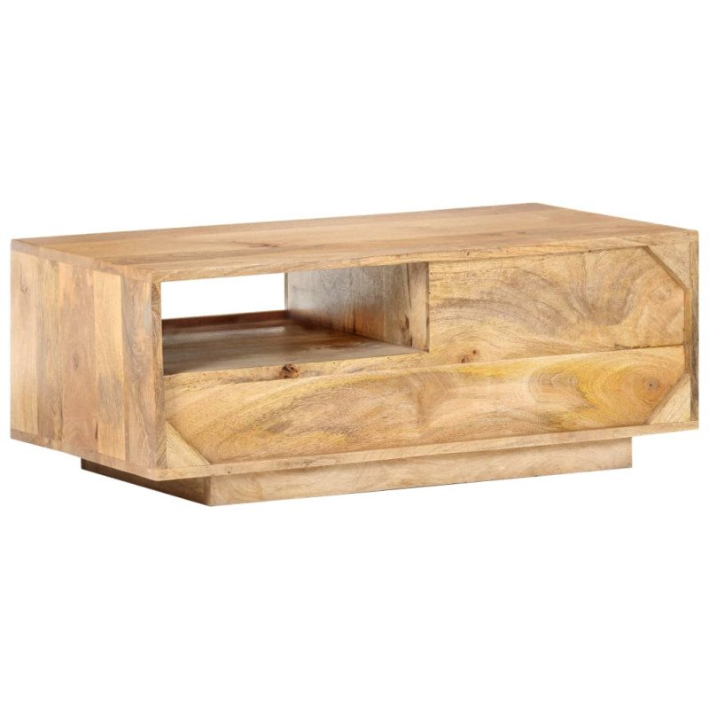 vidaXL Konferenčný stolík 90x50x35 cm mangovníkový masív