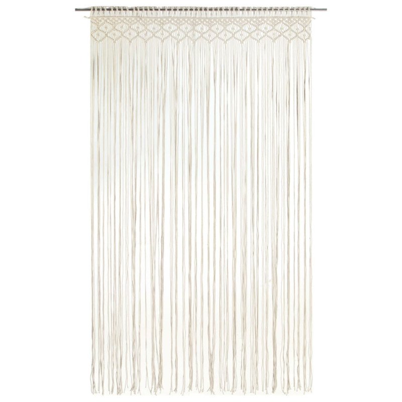 vidaXL Záclona macrame 140x240 cm bavlna