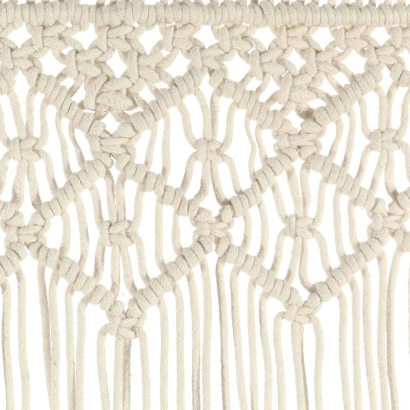 vidaXL Záclona macrame 140x240 cm bavlna