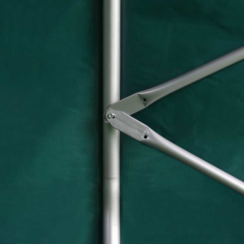 vidaXL Prístrešok pre dobytok PVC 3,7x3,7 m zelený