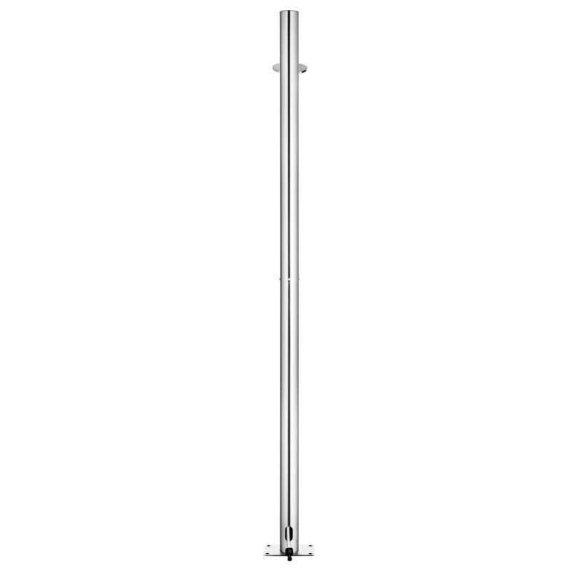 vidaXL Záhradná sprcha 215 cm nehrdzavejúca oceľ 