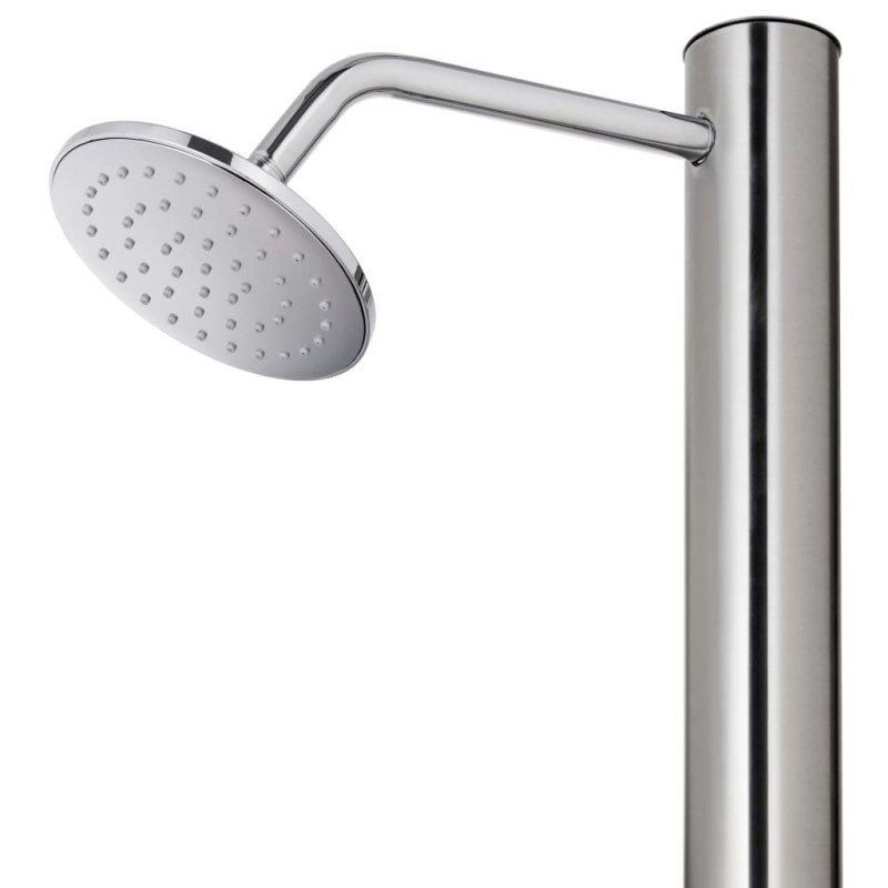 vidaXL Záhradná sprcha 215 cm nehrdzavejúca oceľ 