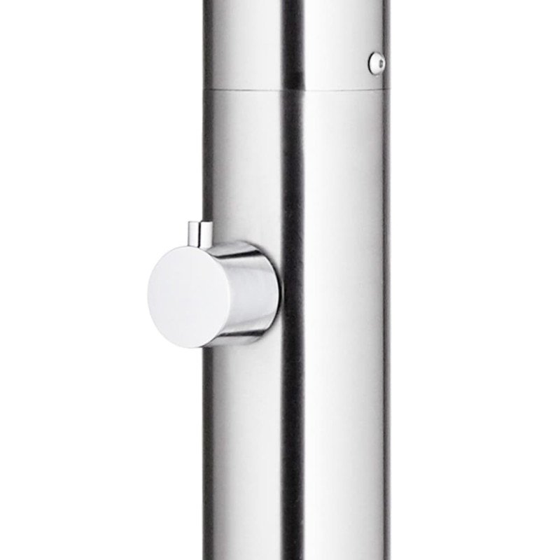vidaXL Záhradná sprcha 215 cm nehrdzavejúca oceľ 