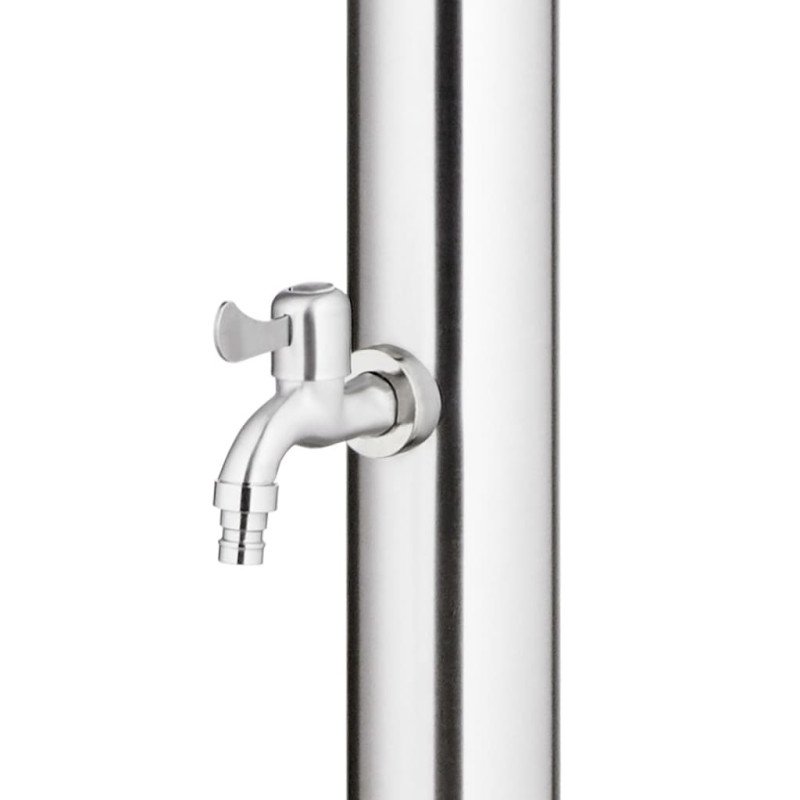 vidaXL Záhradná sprcha 215 cm nehrdzavejúca oceľ 
