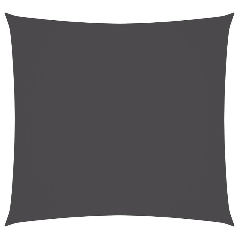 vidaXL Tieniaca plachta, oxford, štvorcová 3x3 m, antracitová