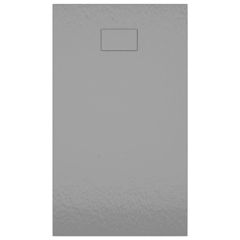 vidaXL Sprchová vanička SMC sivá 120x70 cm