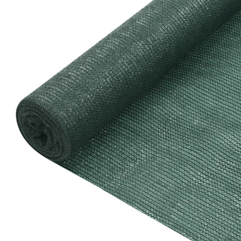 vidaXL Tieniaca sieť zelená 1x10 m HDPE 75 g/m² 