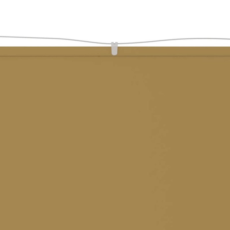 vidaXL Vertikálna markíza béžová 180x360 cm oxfordská látka