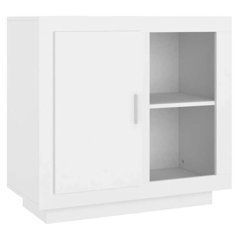 vidaXL Komoda biela 80x40x75 cm
