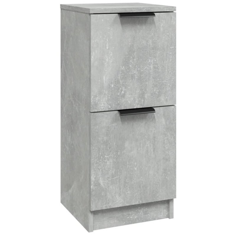 vidaXL Komoda betónovo sivá 30x30x70 cm spracované drevo