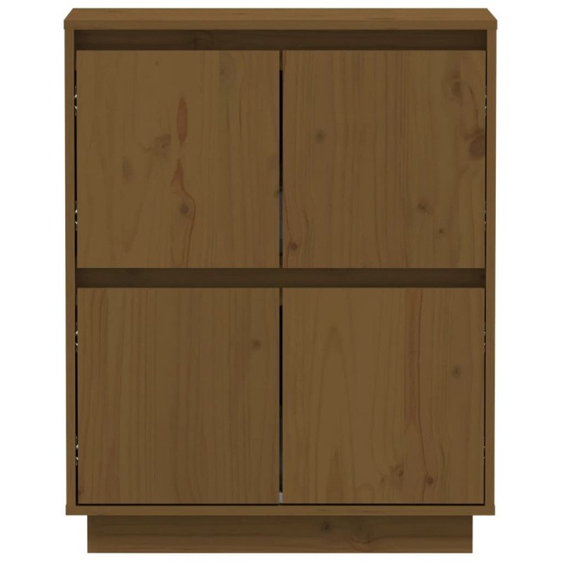 vidaXL Komoda, medovo hnedá 60x34x75 cm, borovicový masív