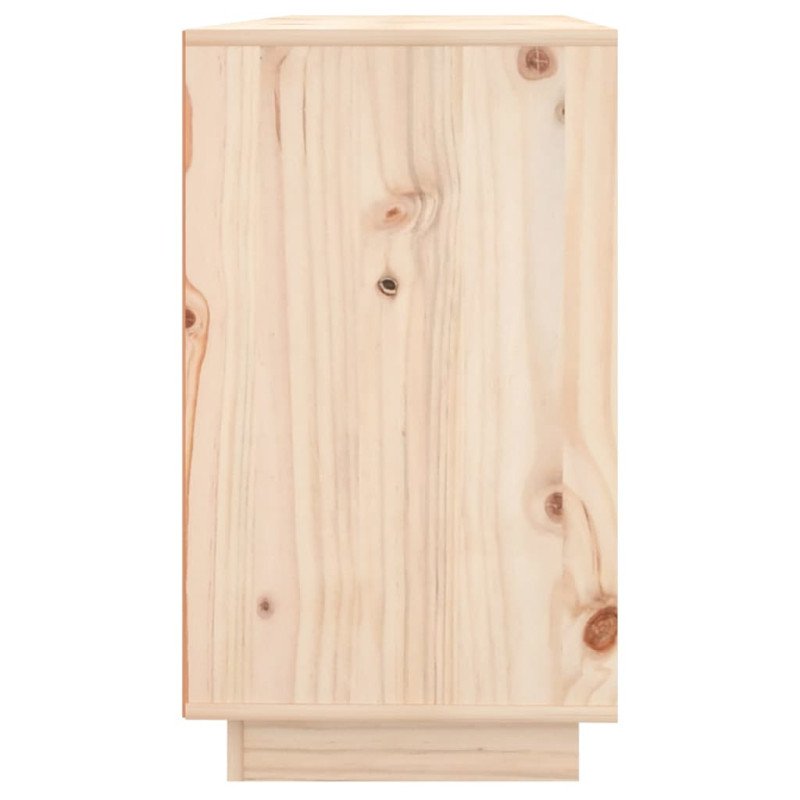 vidaXL Komoda 111x34x75 cm borovicový masív