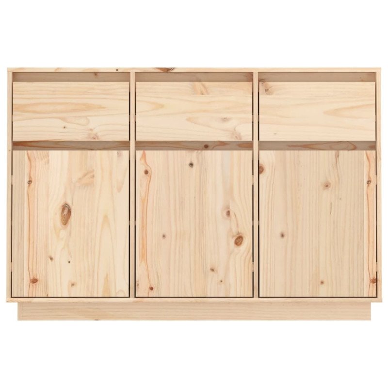 vidaXL Komoda 110x34x75 cm borovicový masív