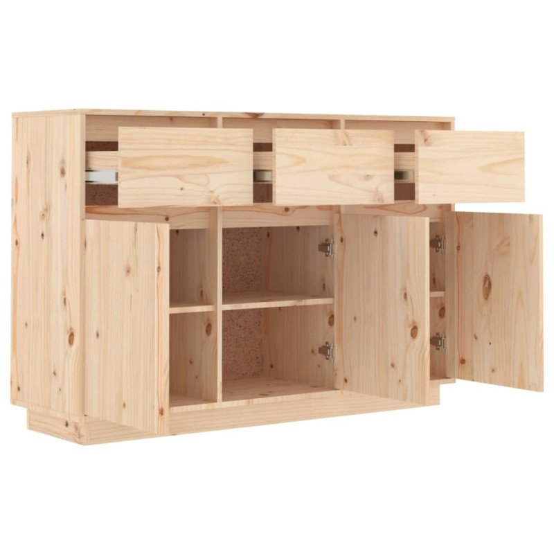 vidaXL Komoda 110x34x75 cm borovicový masív