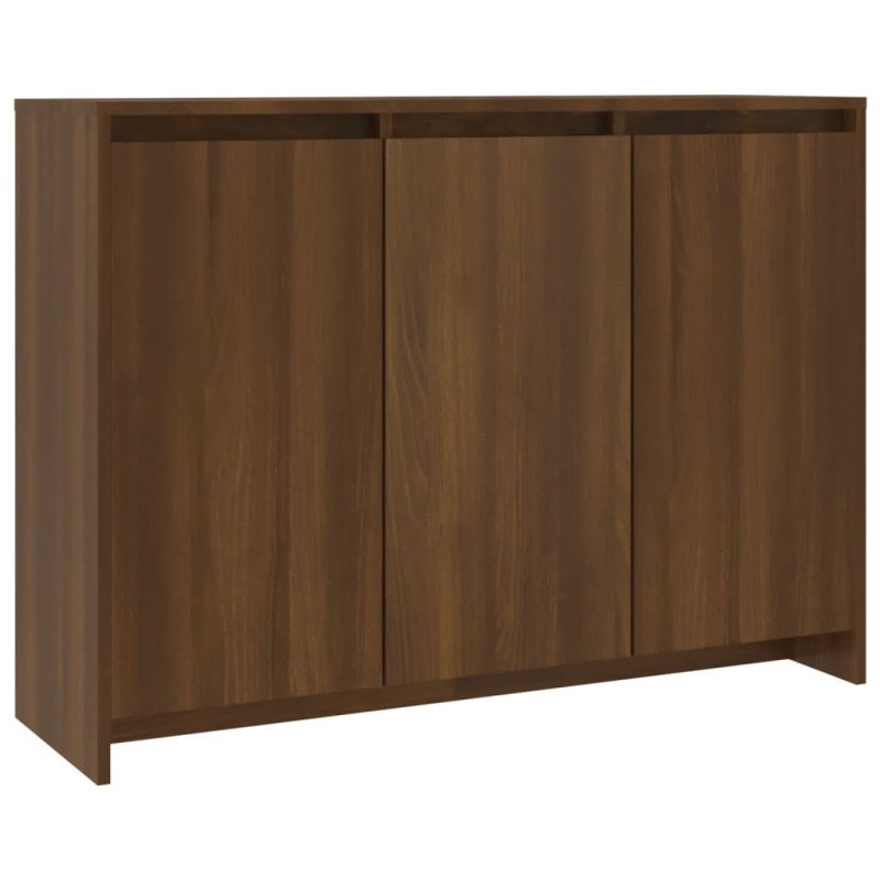 vidaXL Komoda hnedý dub 102x33x75 cm drevotrieska
