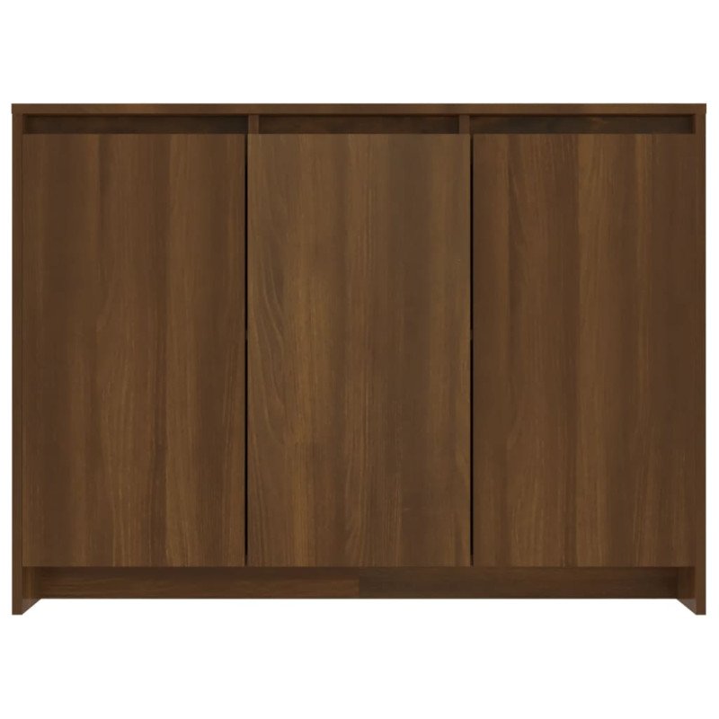 vidaXL Komoda hnedý dub 102x33x75 cm drevotrieska