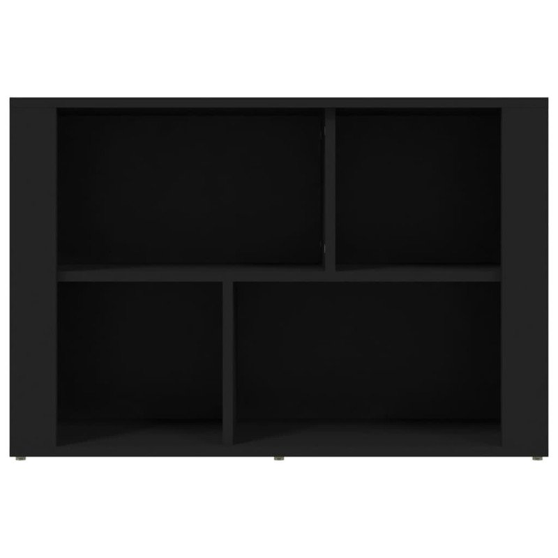 vidaXL Komoda čierna 80x30x54 cm spracované drevo