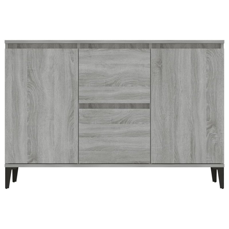 vidaXL Komoda sivý dub sonoma 104x35x70 cm spracované drevo