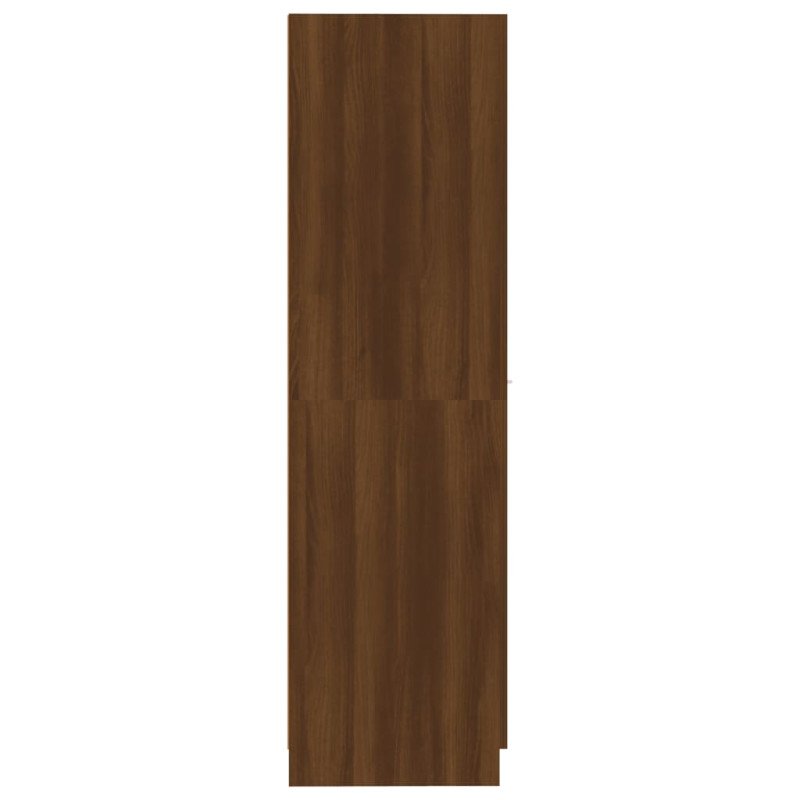 vidaXL Skrinka na lieky hnedý dub 30x42,5x150 cm spracované drevo