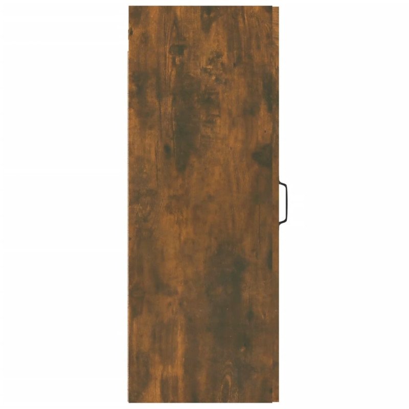 vidaXL Závesná nástenná skrinka dymový dub 34,5x34x90 cm