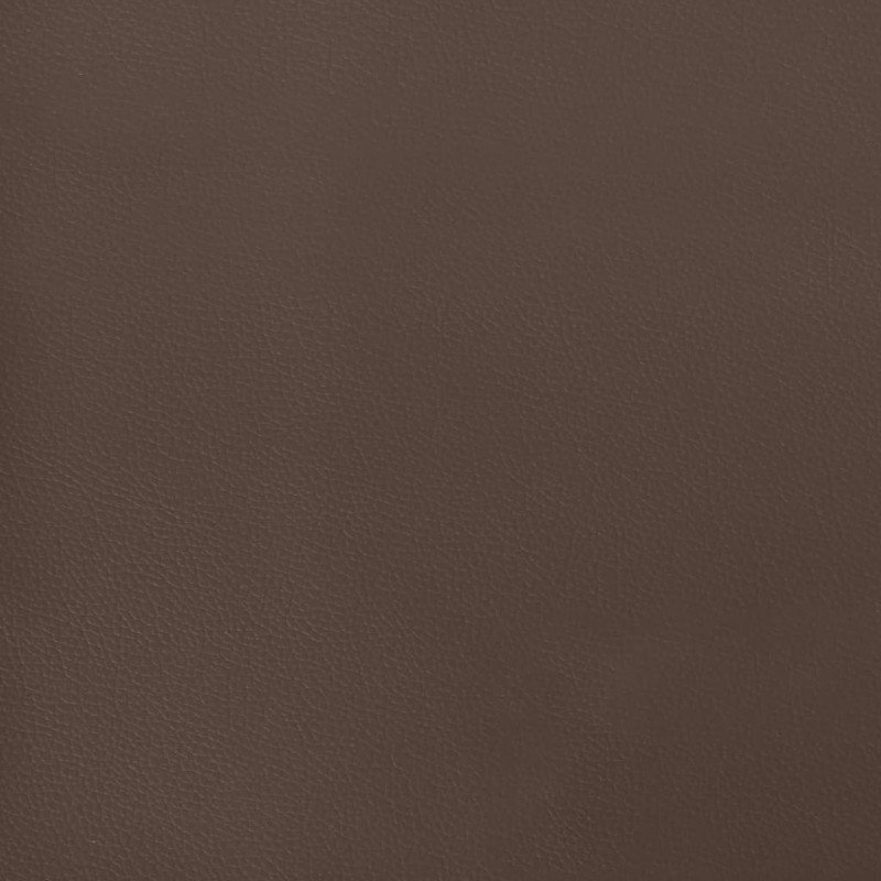 vidaXL Matrac s taštičkovými pružinami hnedý 90x200x20 cm umelá koža