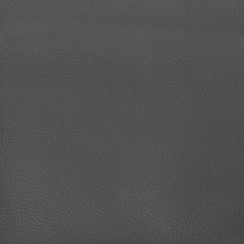 vidaXL Matrac s taštičkovými pružinami sivý 100x200x20 cm umelá koža