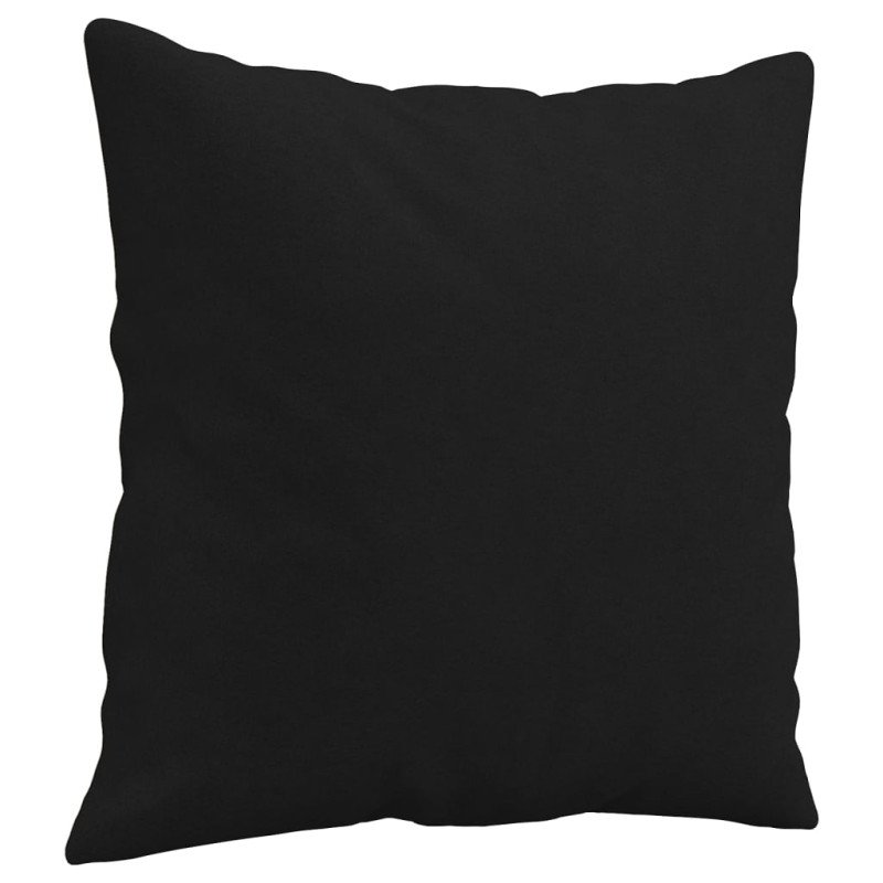 vidaXL Dekoratívne vankúše 2 ks čierne 40x40 cm mikrovláknová látka