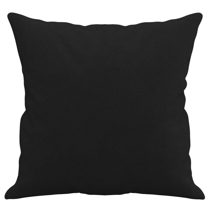vidaXL Dekoratívne vankúše 2 ks čierne 40x40 cm mikrovláknová látka