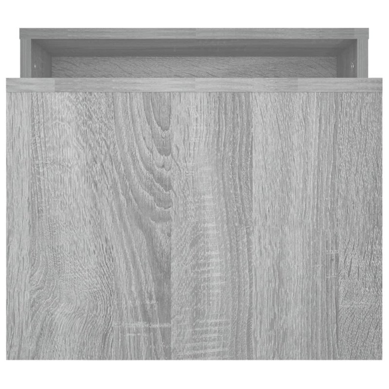 vidaXL Konferenčný stolík sivý dub sonoma 100x48x40cm spracované drevo