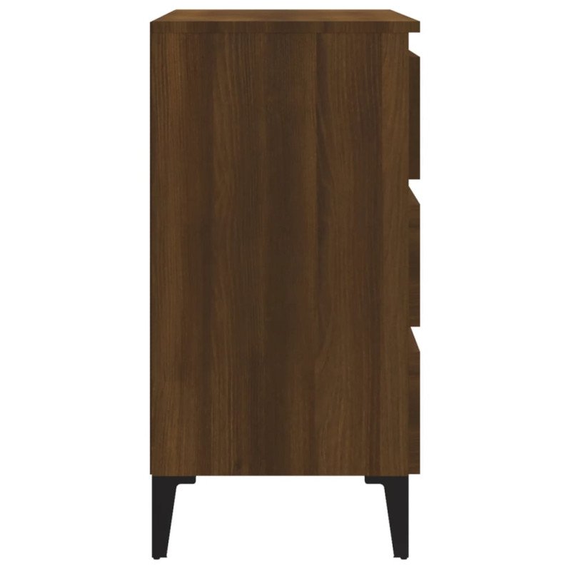  vidaXL Komoda hnedý dub 60x35x69 cm spracované drevo