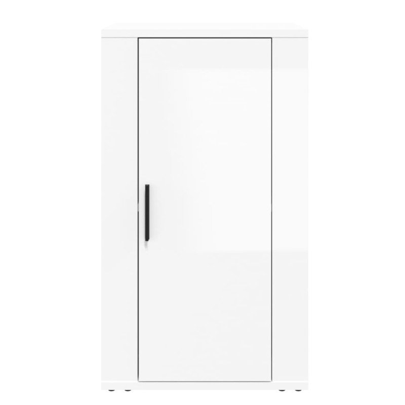 vidaXL Komoda vysoký lesk biela 40x33x70 cm spracované drevo