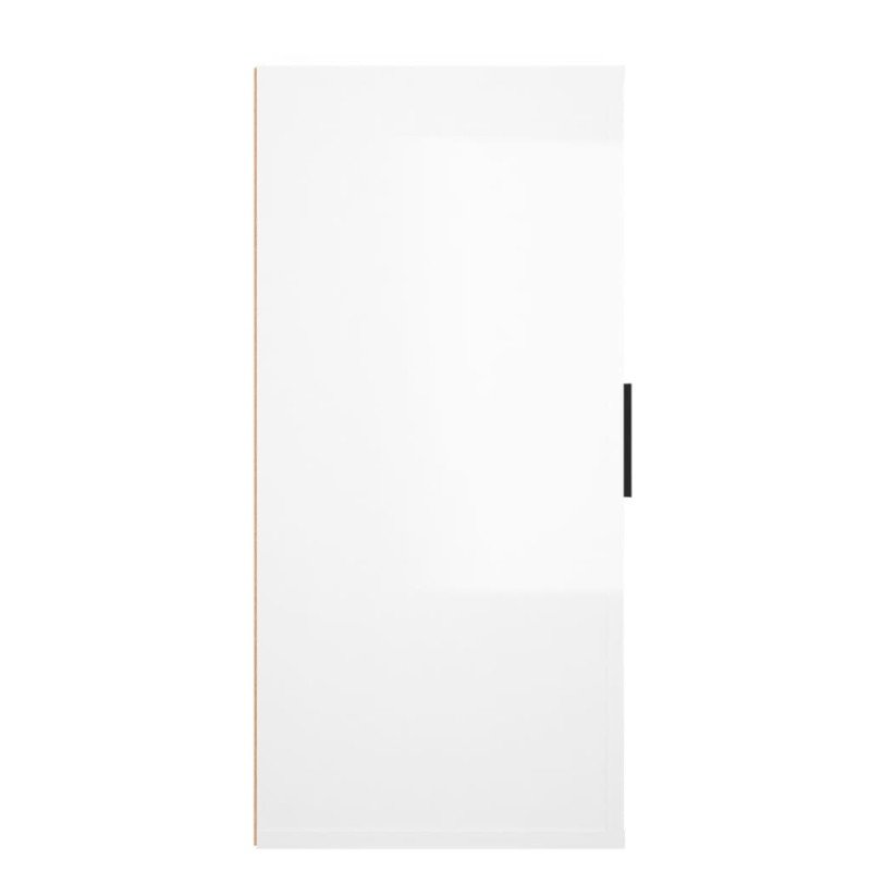 vidaXL Komoda vysoký lesk biela 40x33x70 cm spracované drevo