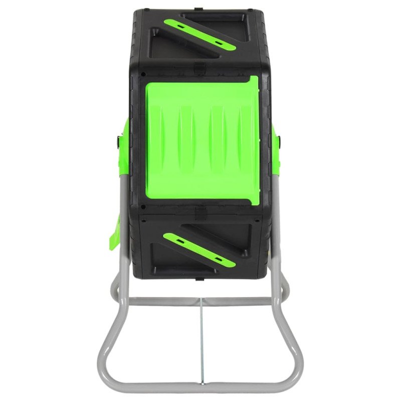 vidaXL Bubnový kompostér 60x43x74 cm 70 l polypropylén