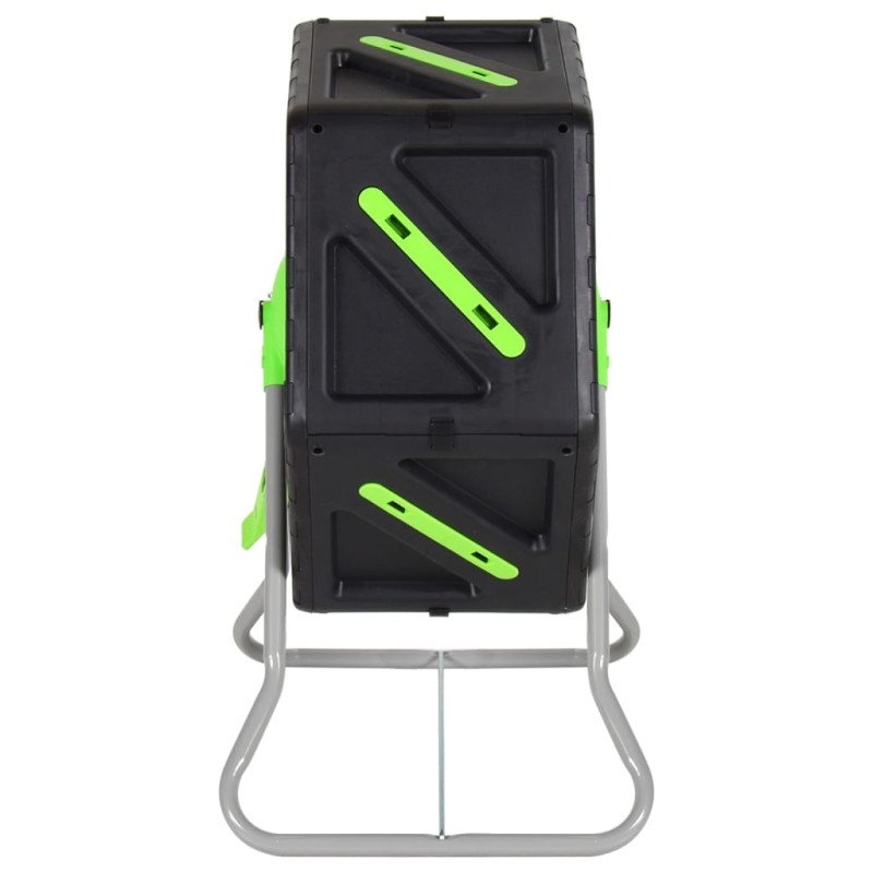 vidaXL Bubnový kompostér 60x43x74 cm 70 l polypropylén