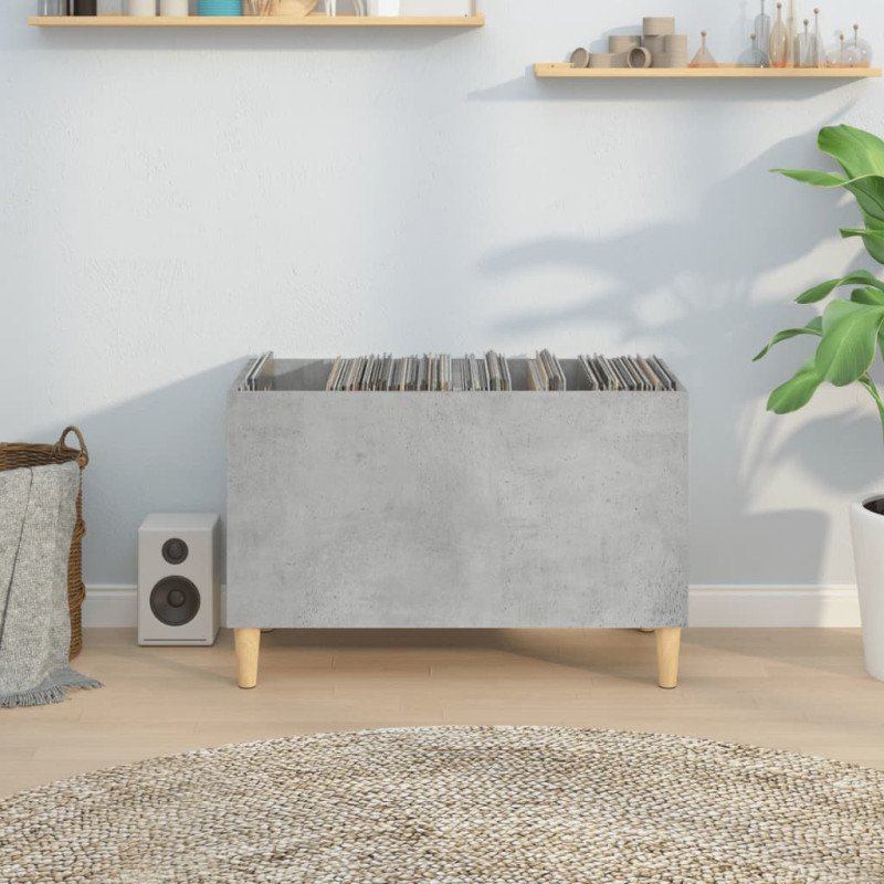 vidaXL Skrinka na platne betónovosivá 74,5x38x48 cm kompozitné drevo