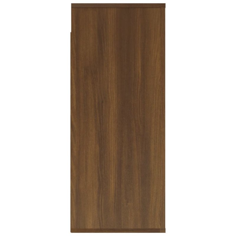 vidaXL Nástenná skrinka hnedý dub 80x33x80 cm spracované drevo