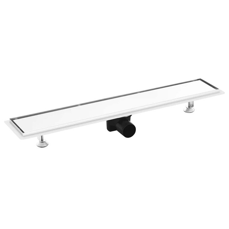 vidaXL Sprchový odtok s krytom 2 v 1 73x14 cm nehrdzavejúca oceľ